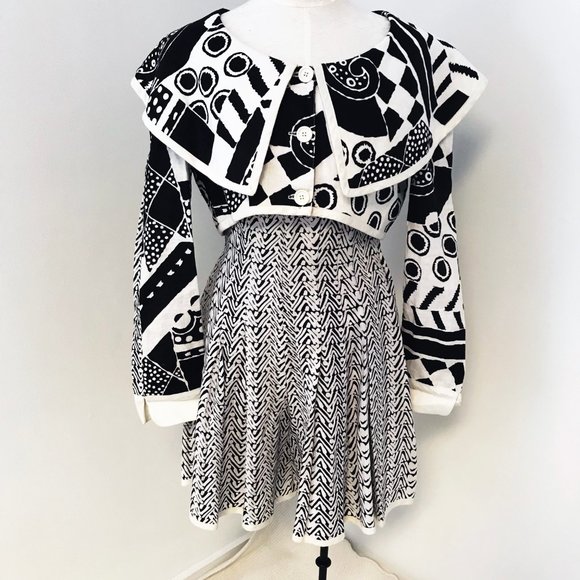 Vintage 90s 6 Linen Art Print Hip Hop 2 Piece Set - Picture 12 of 16